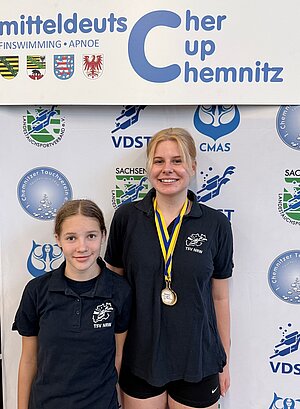 Finswimming: Lia und Valeria räumen in Chemnitz ab
